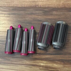 Dyson Gray and Pink Hair Styling Set